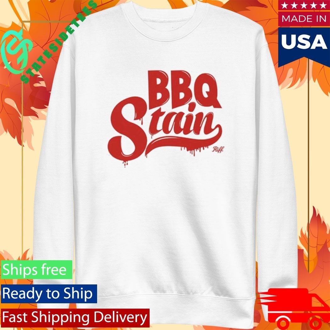 BBQ Stain On A Unisex , , , Long Sleeve Tee