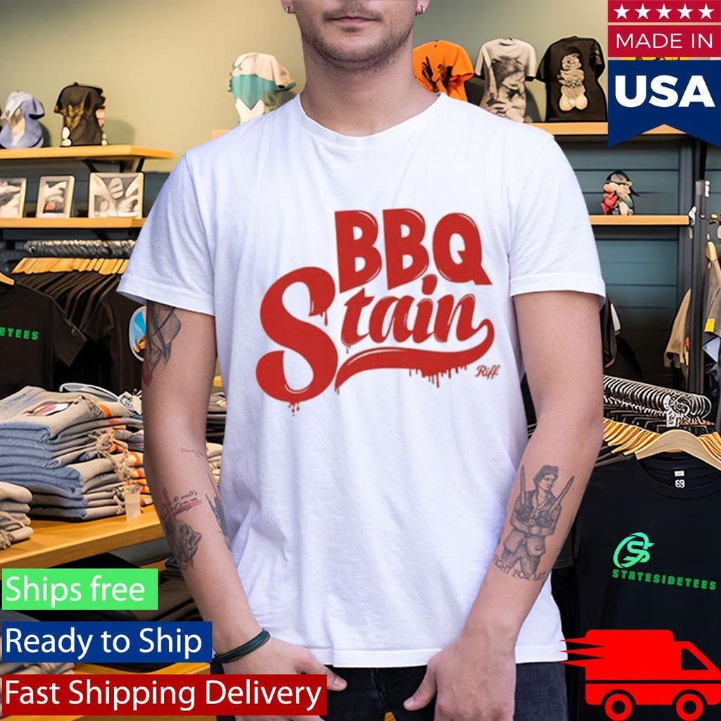 BBQ Stain On A Unisex , , , Long Sleeve Tee