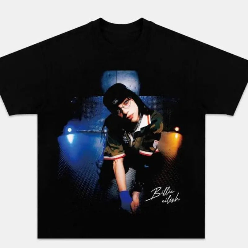 BILLIE LIS RAPPER BIG FACE MATCH VINTAGE Y2K Y2K SHIRT RAPPER TOPS T-Shirts