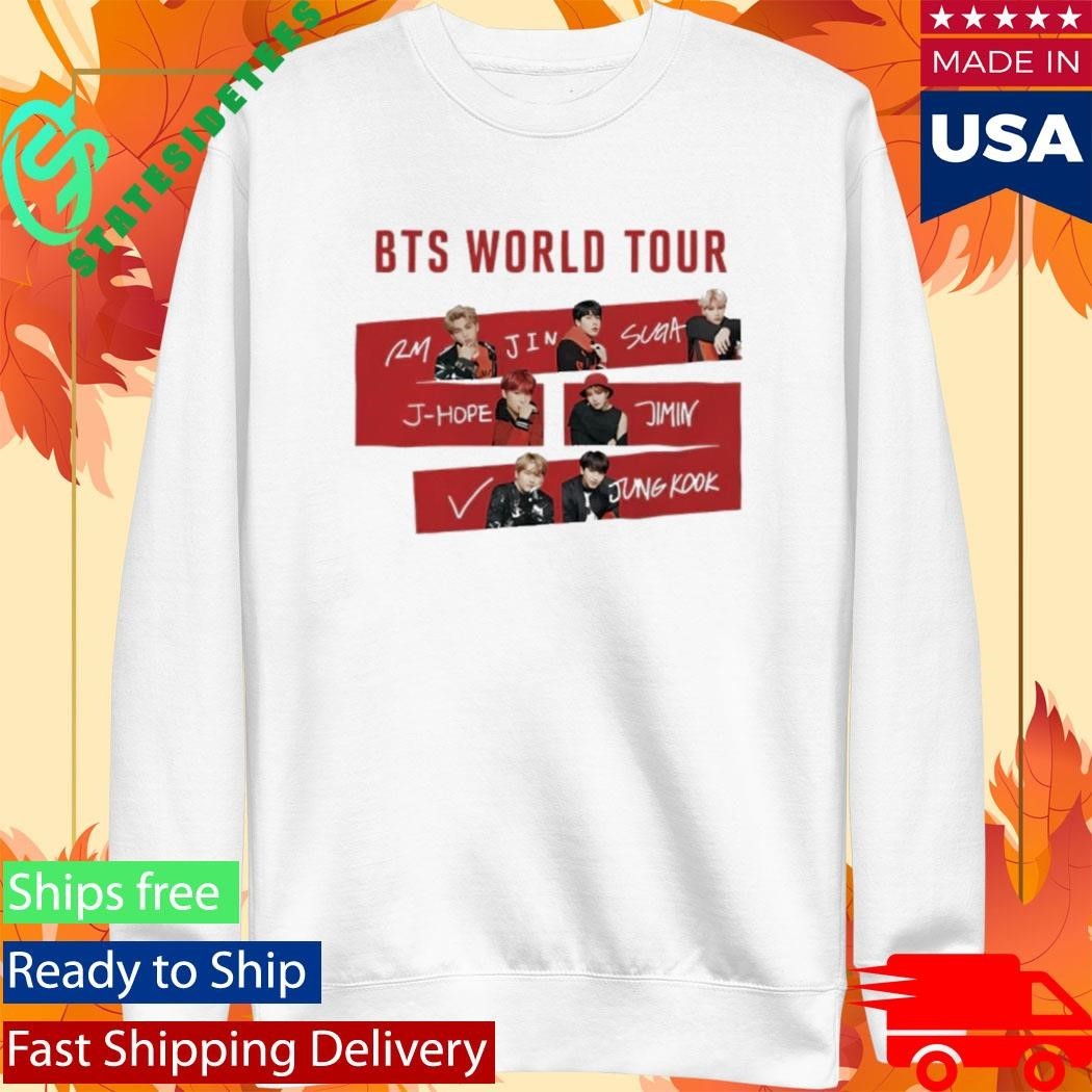 BTS World Tour 2026 Shirt Unisex , , , Long Sleeve Tee