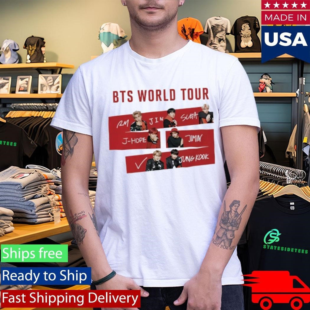 BTS World Tour 2026 Shirt Unisex , , , Long Sleeve Tee