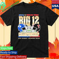 BYU Vs Tech Red Raiders 2025 Big 12 Football Championship Helmet Shirt Unisex , , , Long Sleeve Tee