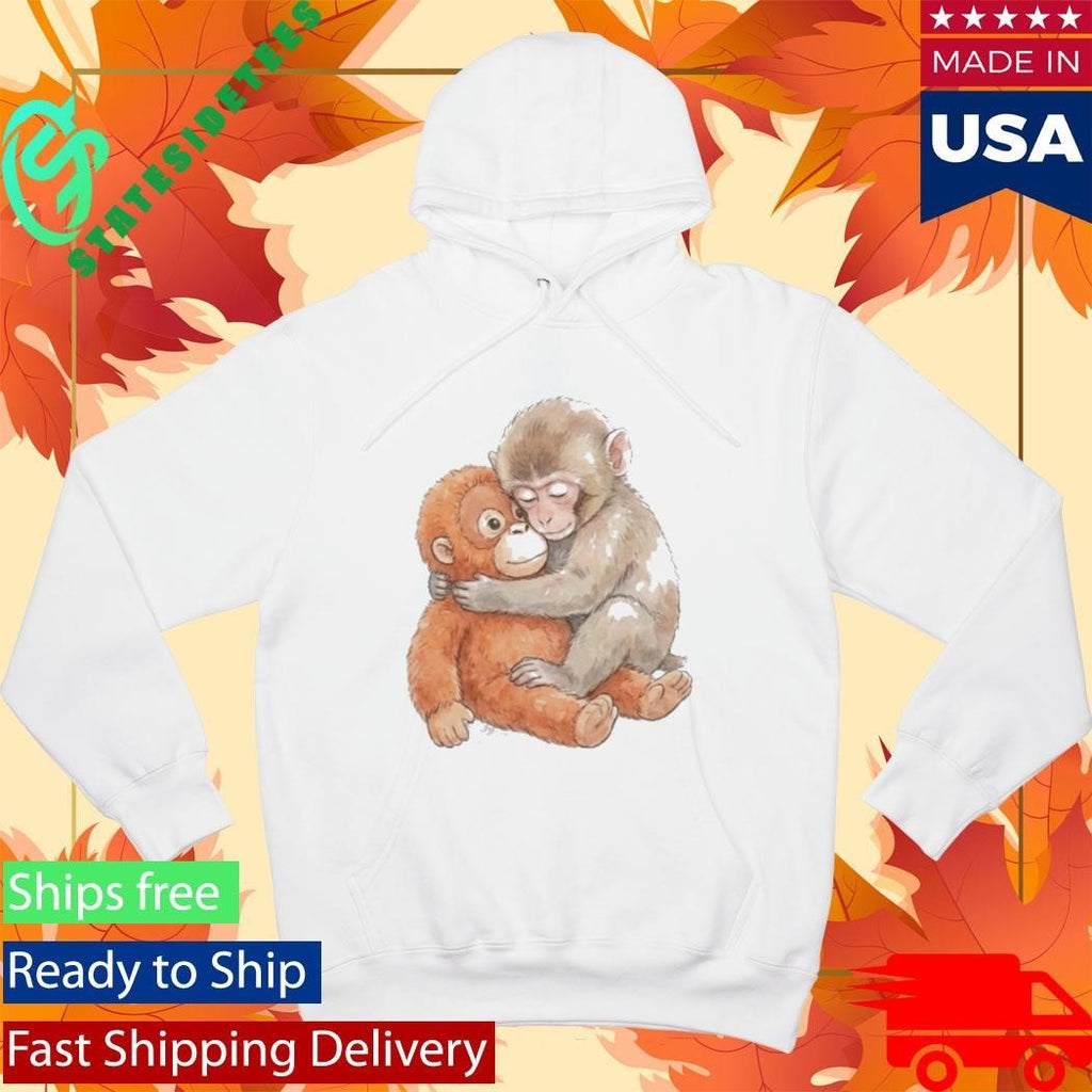 Baby Monkey Punch Shirt Unisex , , , Long Sleeve Tee