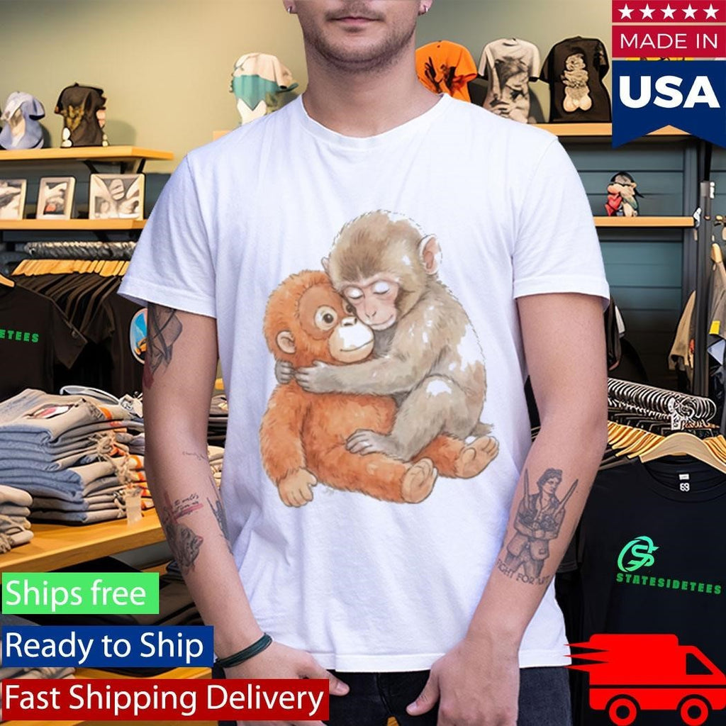 Baby Monkey Punch Shirt Unisex , , , Long Sleeve Tee
