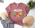Back School Welcome Back School Hello School Shirt First Day School Student Teacher Shirt Kindergarten T-Shirts