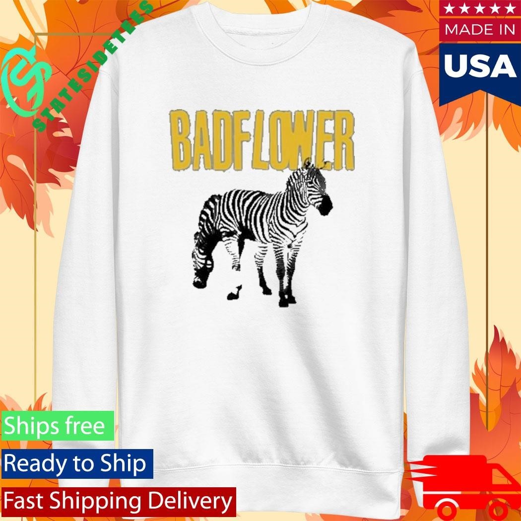 Badflower Zebra Shirt Unisex , , , Long Sleeve Tee