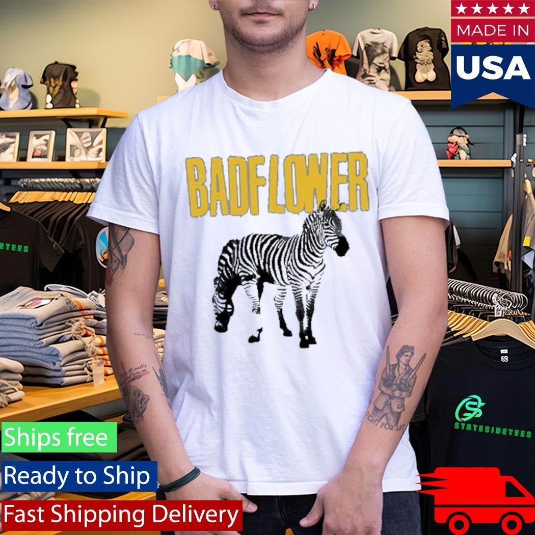 Badflower Zebra Shirt Unisex , , , Long Sleeve Tee