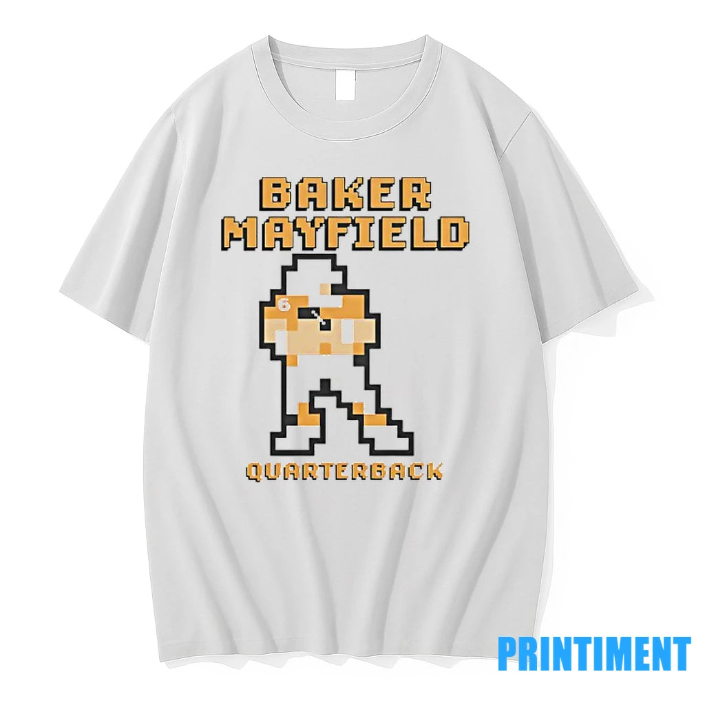 Baker Mayfield Quarterback Tampa Bay Buccaneers Football Pixel Tshirts Sweater