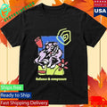 Balance And Composure Dog Flower Shirt Unisex , , , Long Sleeve Tee