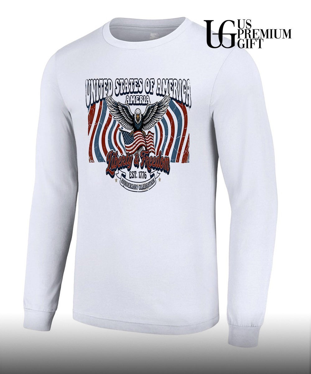 Bald Eagle American Flag United States of America Ameria Liberty & Freedom shirt