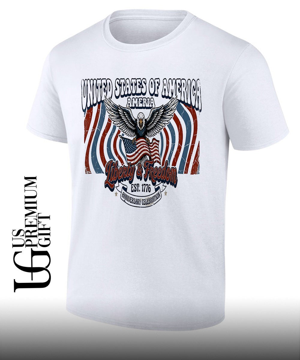 Bald Eagle American Flag United States of America Ameria Liberty & Freedom shirt