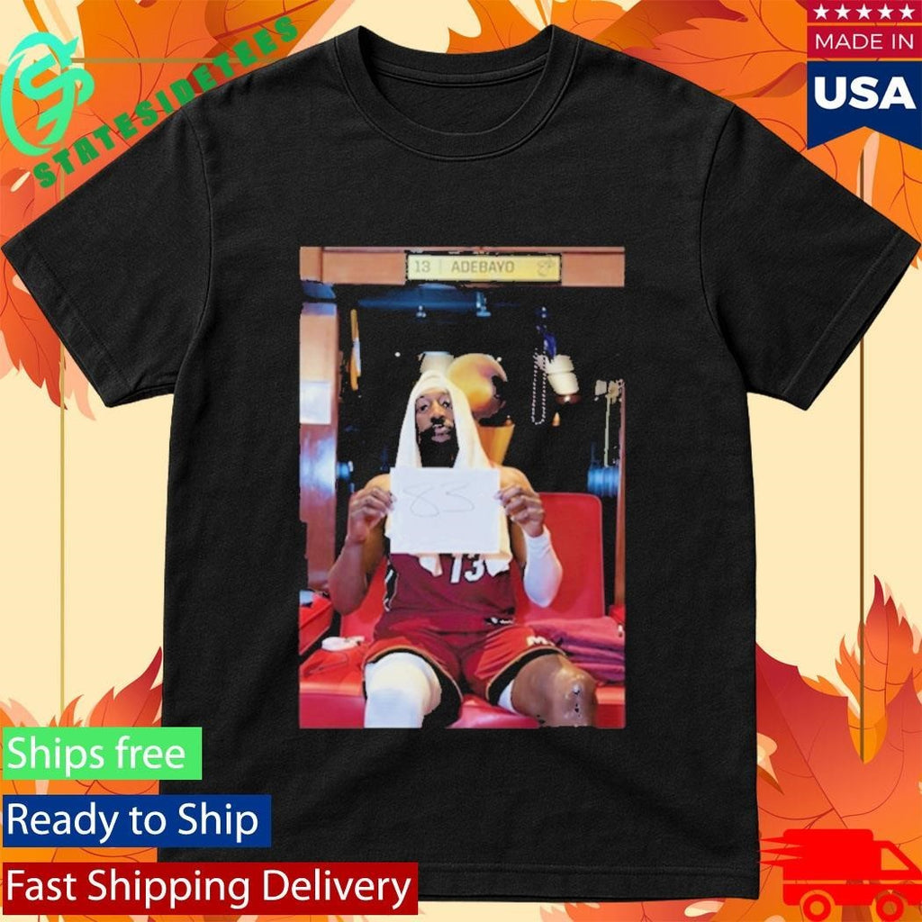 Bam Adebayo 500 Level Miami HEAT 83 Points Moments Shirt Unisex , , , Long Sleeve Tee
