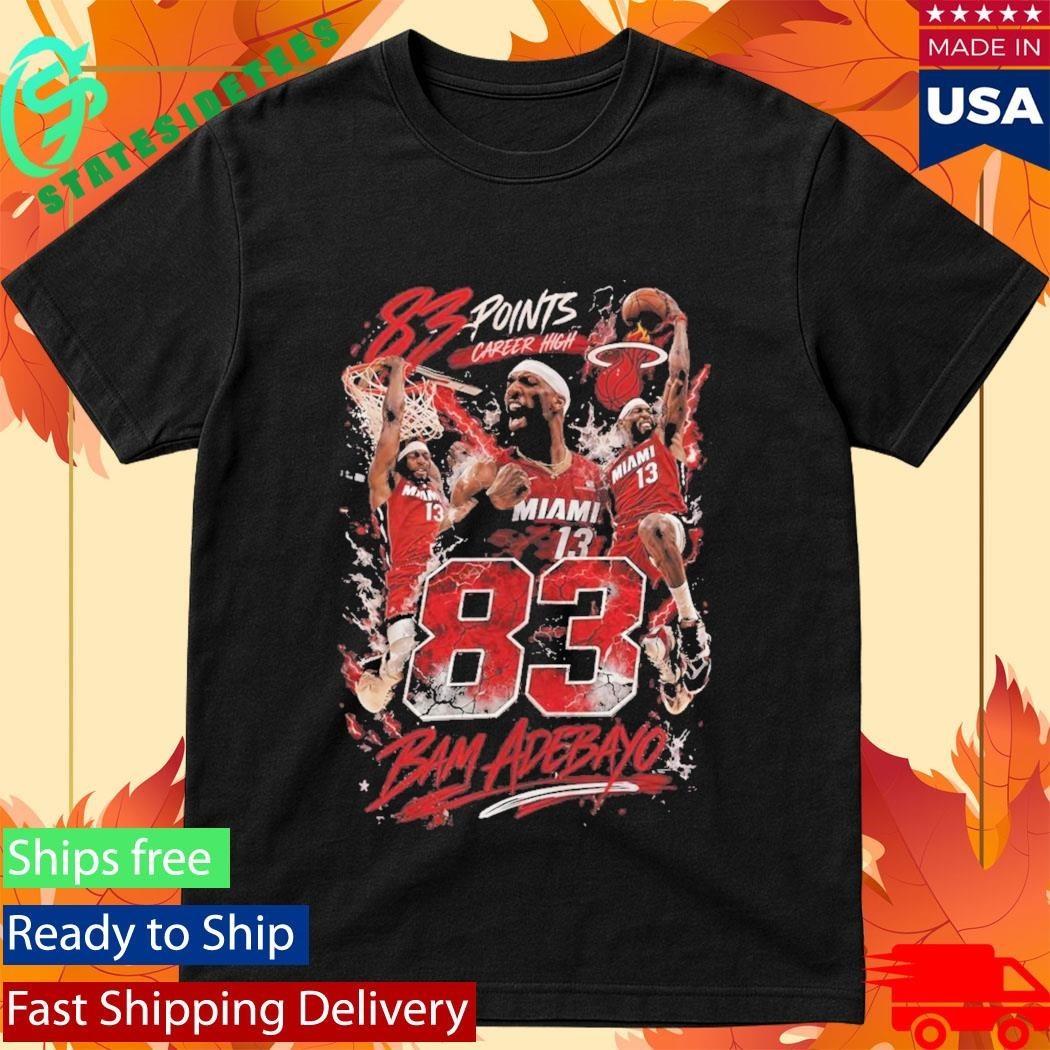 Bam Adebayo 83 Points Career High Shirt Unisex , , , Long Sleeve Tee