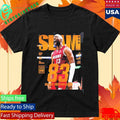 Bam Adebayo Miami Heat On The Cover Of SLAM 261 83 Points Forever Stamped In History Orange Metal Edition