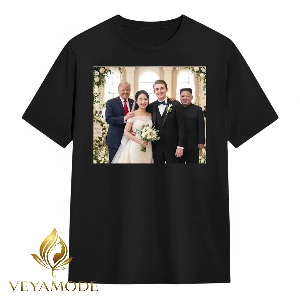 Barron Trump Kim Ju Ae wedding Donald Trump tee Unisex , , , Long Sleeve Tee