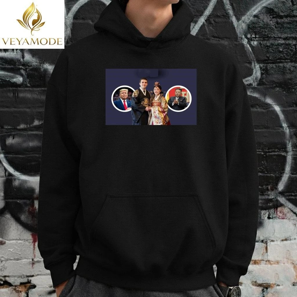 Barron Trump marriage Kim Ju Ae Donald Trump tee Unisex , , , Long Sleeve Tee