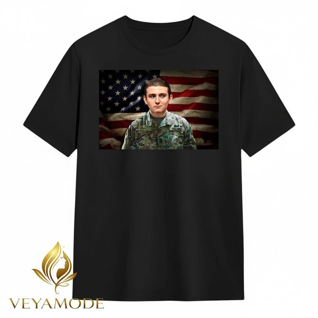 Barron Trump military service tee Unisex , , , Long Sleeve Tee