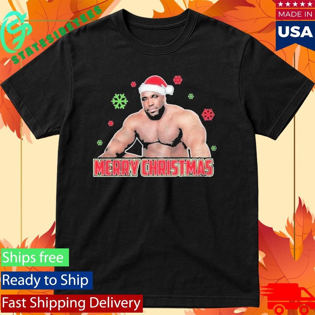 Barry Wood Meme Well Endowed Man Santa Hat Shirt Unisex , , , Long Sleeve Tee