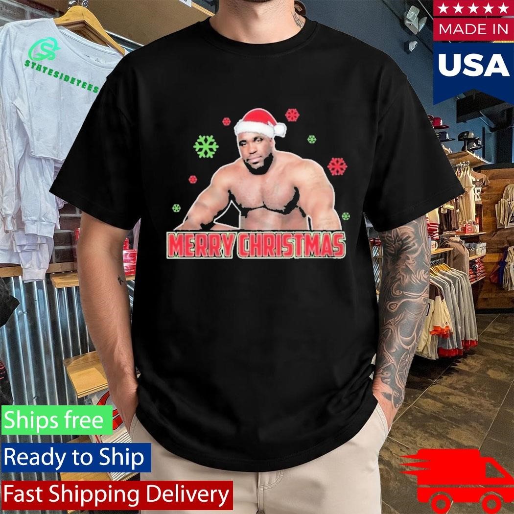 Barry Wood Meme Well Endowed Man Santa Hat Shirt Unisex , , , Long Sleeve Tee