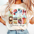 Baseball Game Day Baseball Coquette Baseball Mama Brushstroke Shirt T-Shirts