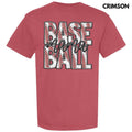 Baseball Mama Faux Embroidery Comfort Colors 'NLB' T-Shirts
