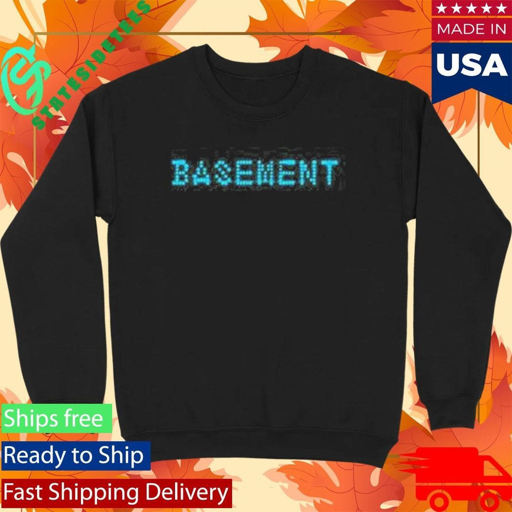 Basement Pixel Logo Shirt Unisex , , , Long Sleeve Tee