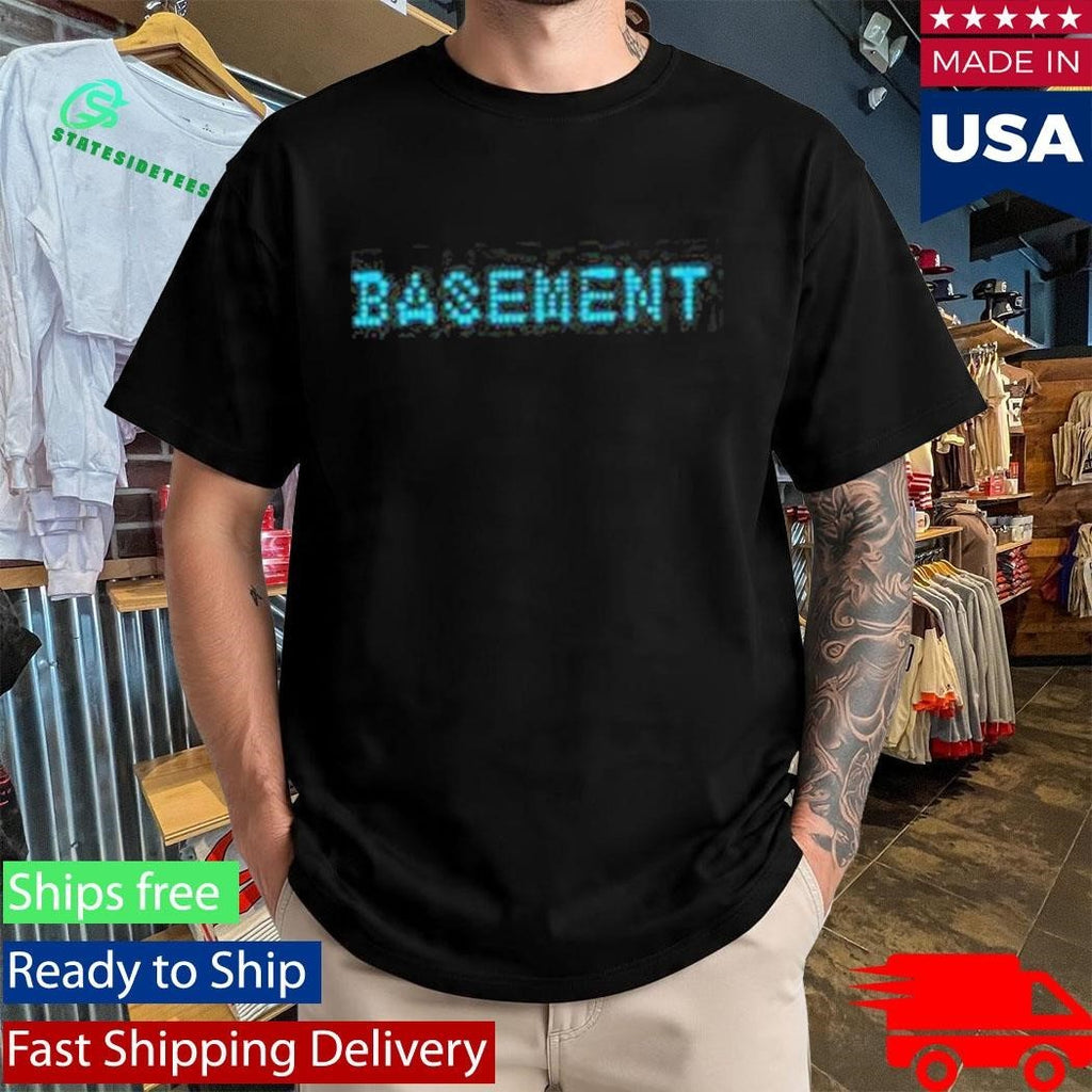 Basement Pixel Logo Shirt Unisex , , , Long Sleeve Tee