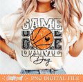 Basketball Game Day Basketball Mom Shirt Basketball Mama Retro Basketball Shirt T-Shirts