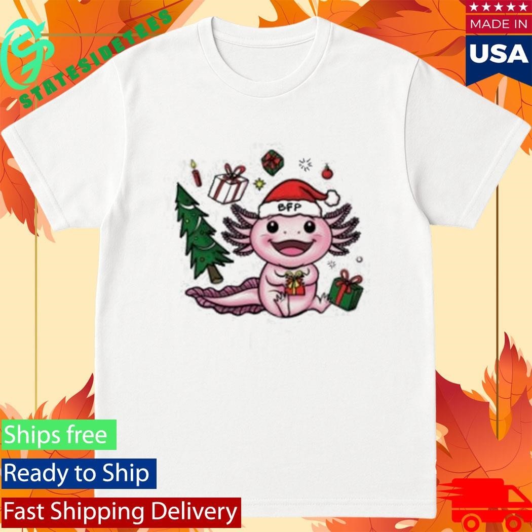Bass Fishing Productions Axolotl Holiday Shirt Unisex , , , Long Sleeve Tee