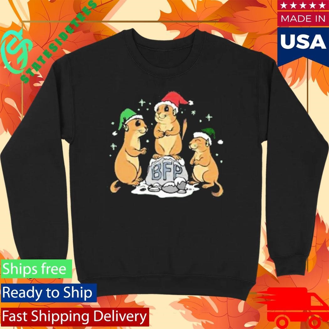Bass Fishing Productions Holiday Prairie Dog Shirt Unisex , , , Long Sleeve Tee