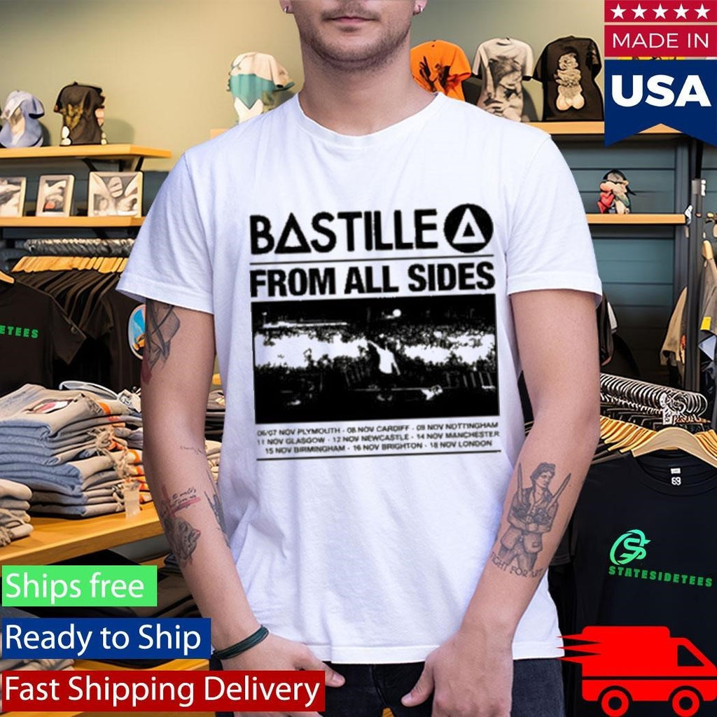 Bastille Live Tour Natural From All Sides Shirt Unisex , , , Long Sleeve Tee