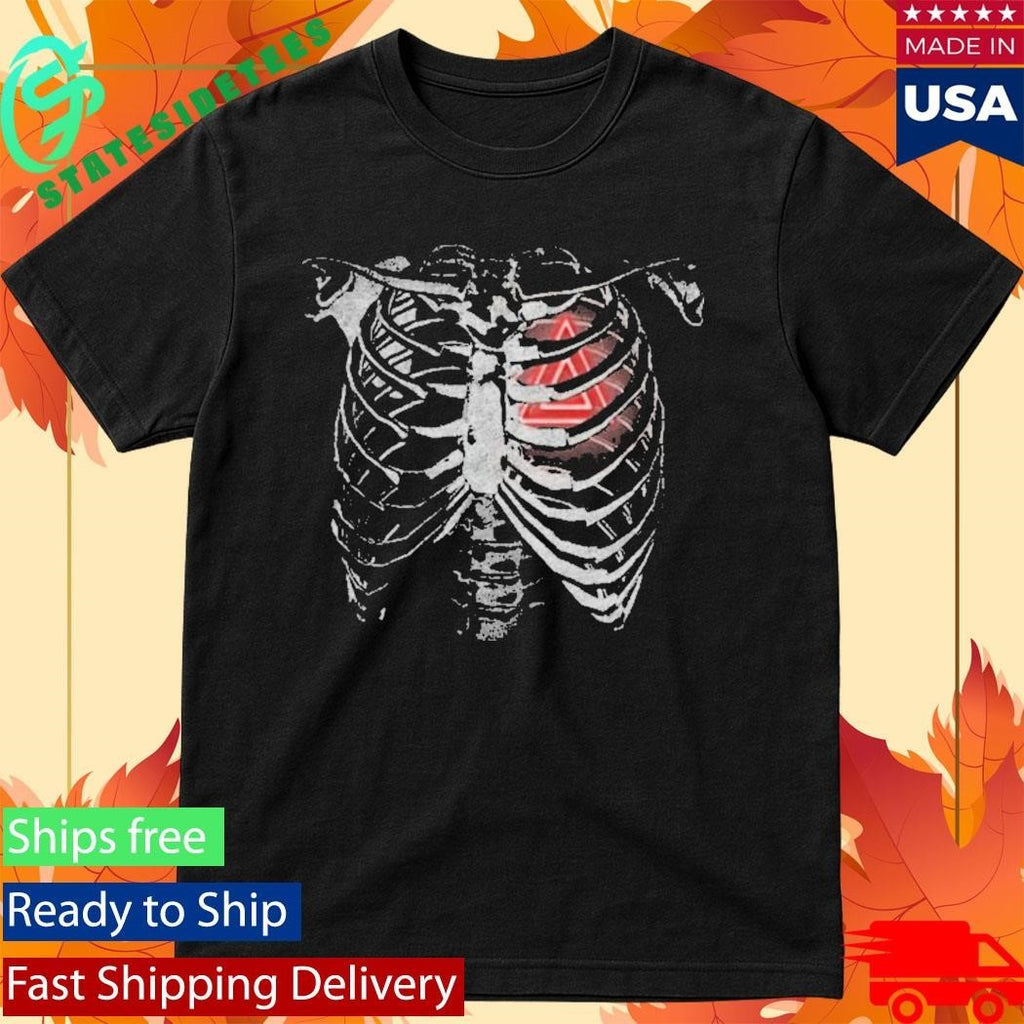 Bastille Skeleton Heart Shirt Unisex , , , Long Sleeve Tee
