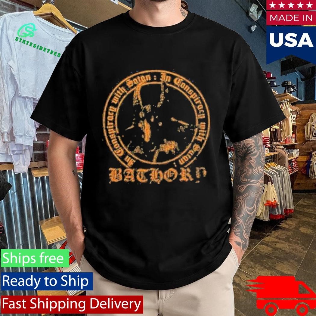 Bathory In Conspiracy With Satan Shirt Unisex , , , Long Sleeve Tee