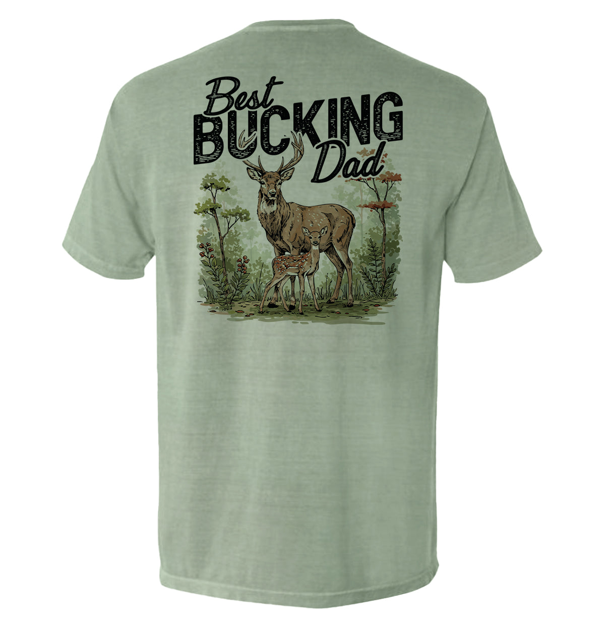 Best Bucking Dad T-Shirts