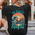 Be Salty Stay Lit Boho Beachy Bible Verse Christian Shirts Beach Inspired Shirt Christians Jesus Faith 02 T-Shirts