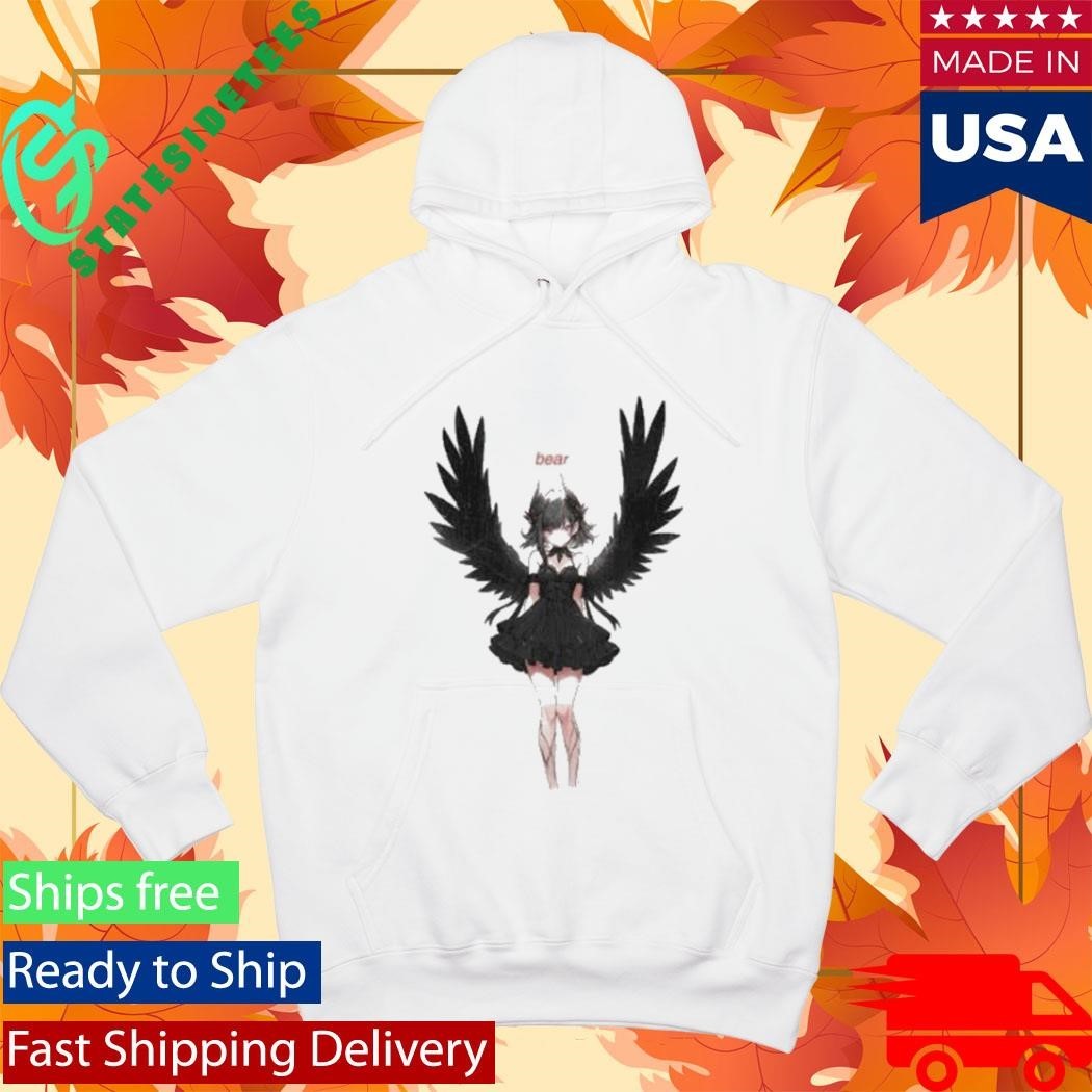 Bear Anime Angel Shirt Unisex , , , Long Sleeve Tee