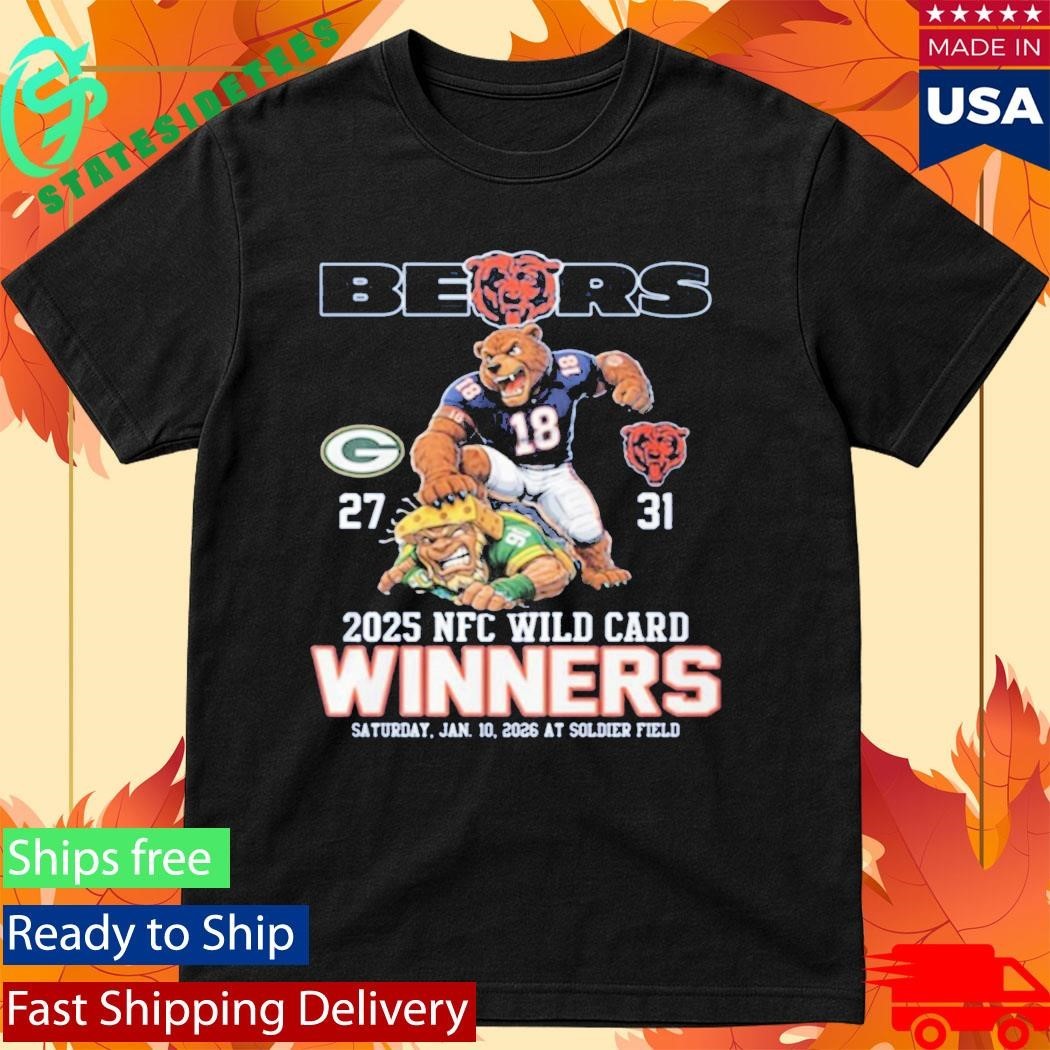 Bears 2025 NFC Wild Card Winners Shirt Unisex , , , Long Sleeve Tee