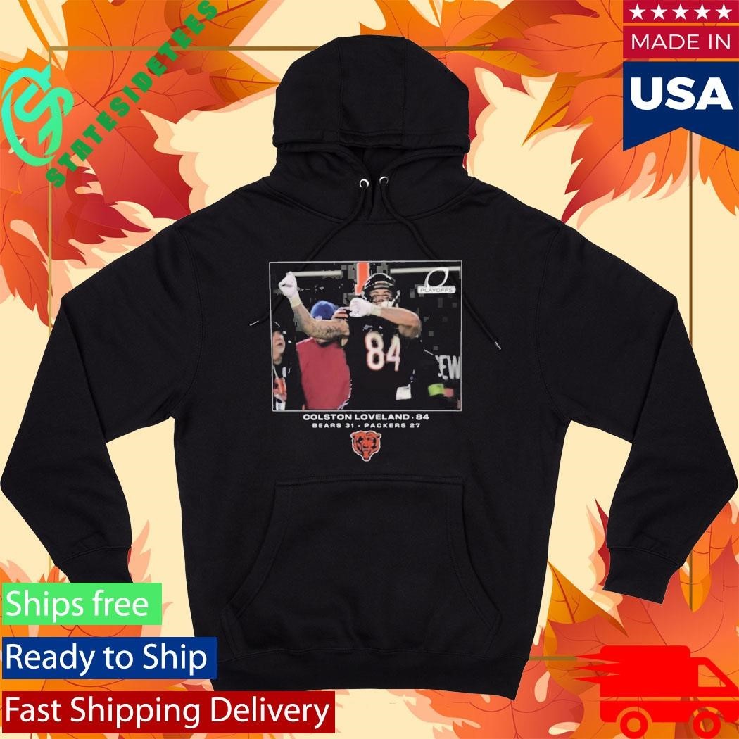 Bears Colston Loveland Flash Features Wild Card Shirt Unisex , , , Long Sleeve Tee