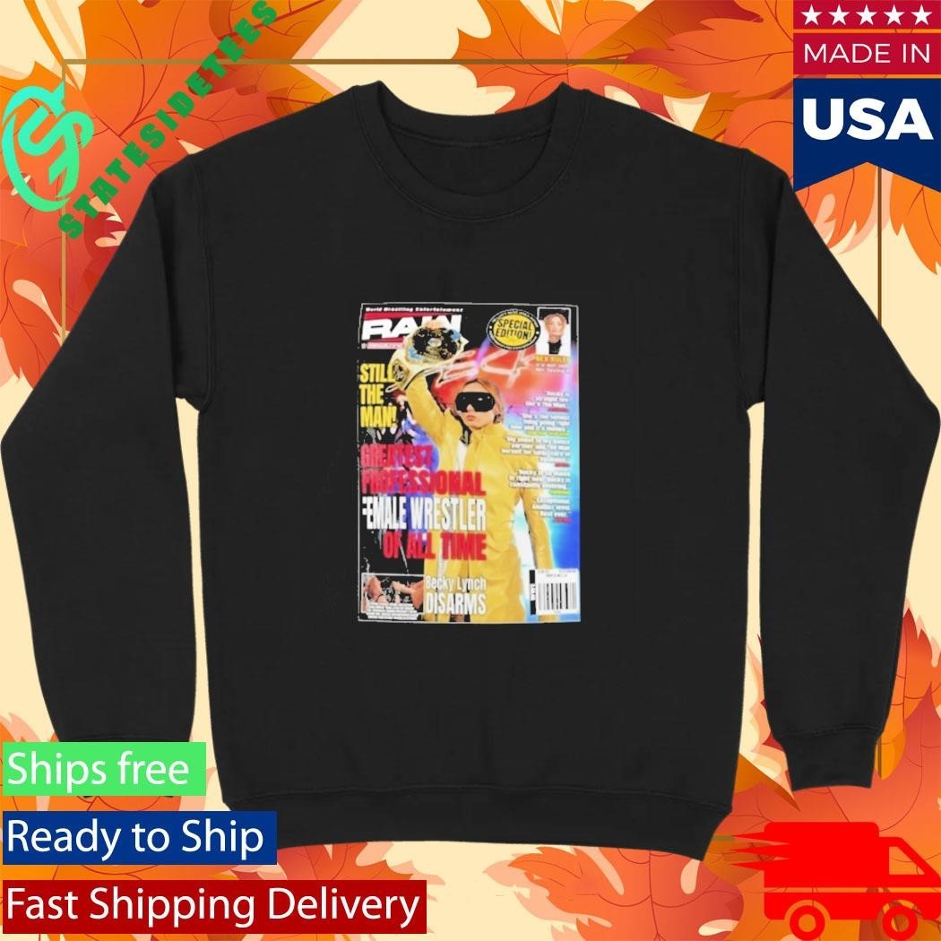 Becky Lynch Magazine Cover Shirt Unisex , , , Long Sleeve Tee