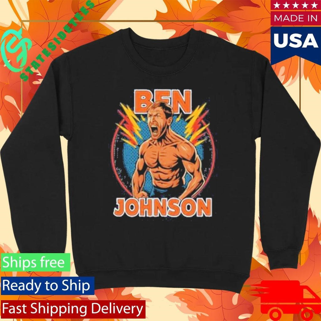 Ben Johnson Shirtless Shirt Unisex , , , Long Sleeve Tee
