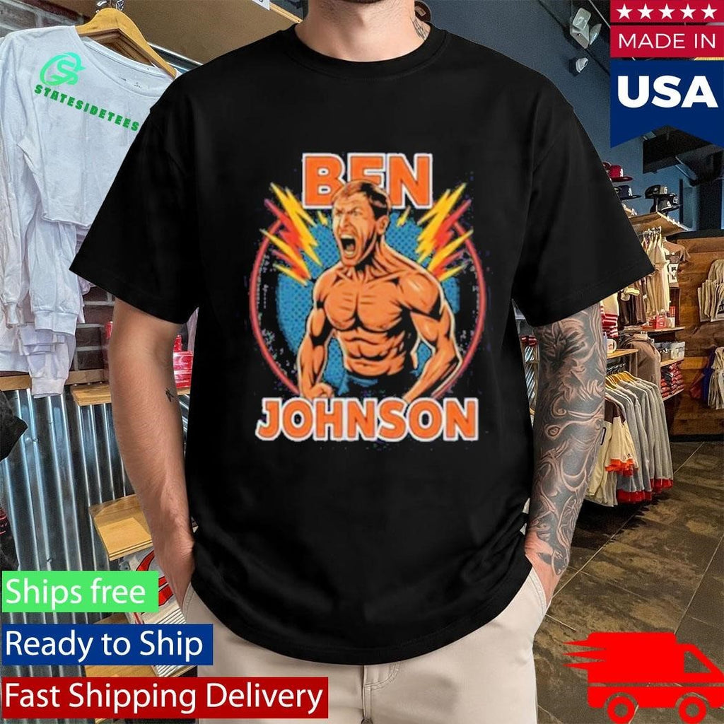 Ben Johnson Shirtless Shirt Unisex , , , Long Sleeve Tee