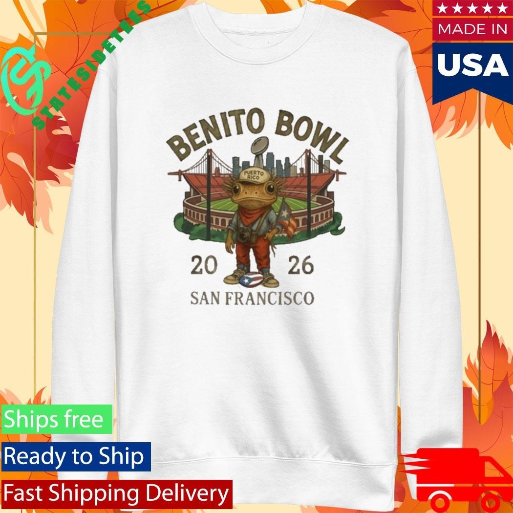 Benito Bowl Puerto Rico Coqui Frog Shirt Unisex , , , Long Sleeve Tee