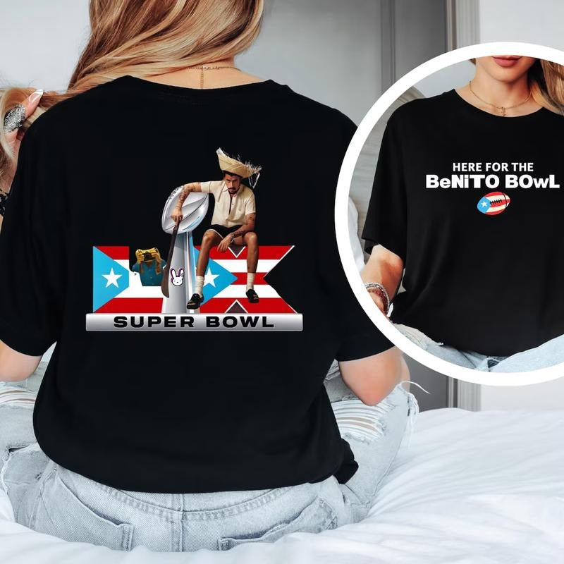 Benito Bowl Streetwear Casual Short Sleeve Bunnyyy T-Shirts
