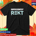Benjamin Cowen Wearing Sufficiently Rekt Shirt Unisex , , , Long Sleeve Tee