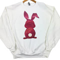 Berry Bunny Sequin Patch WHITE T-Shirts