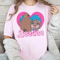 Best Friends Hippo Penguin Shirt Moo Deng Pesto Friendship Shirt Hippo Shirt Hippo Cute Vintage T-Shirts