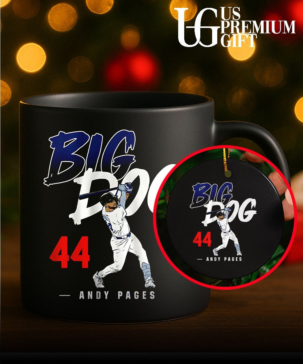Big Dog Andy Pages Los Angeles Dodgers baseball shirt