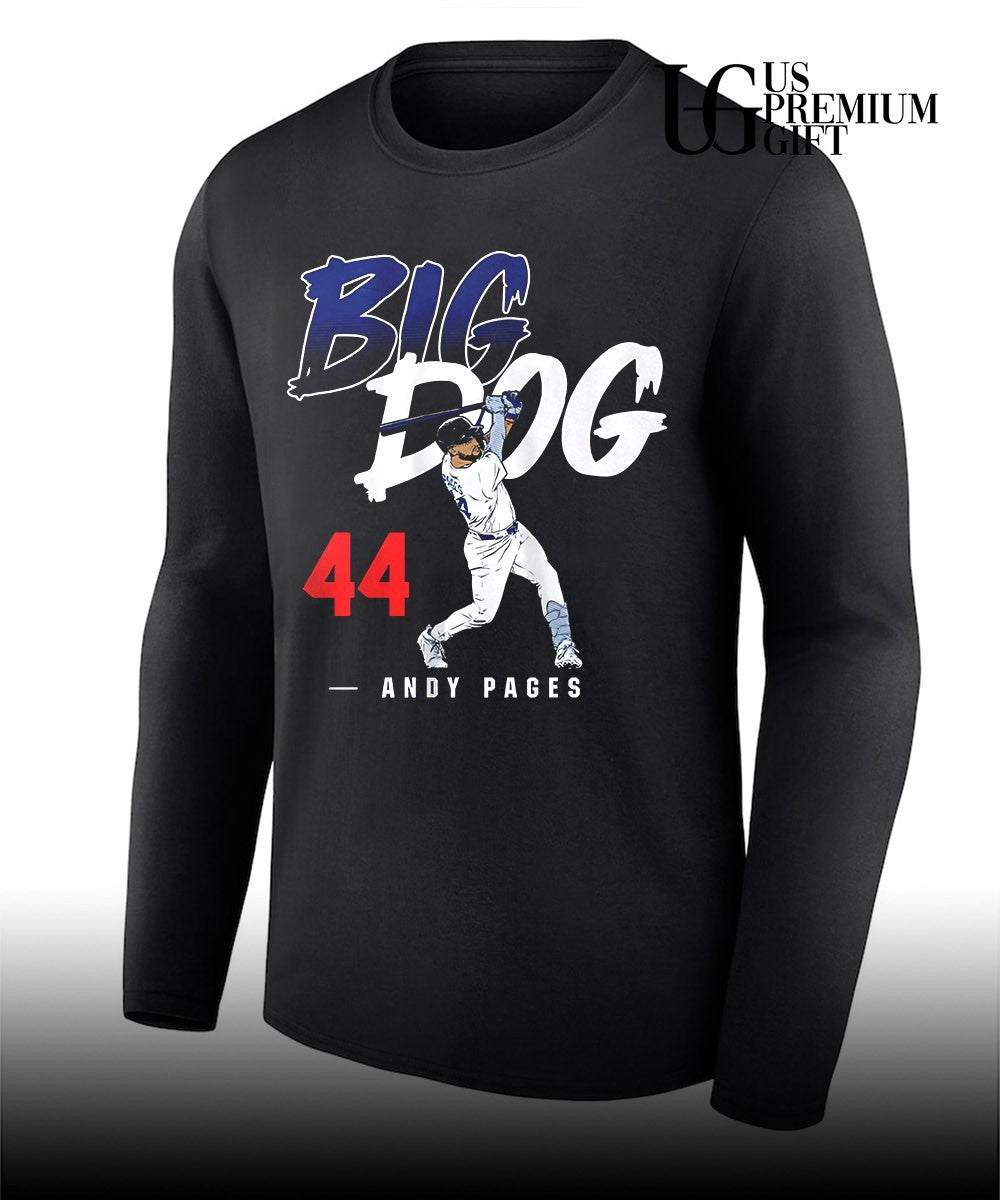 Big Dog Andy Pages Los Angeles Dodgers baseball shirt