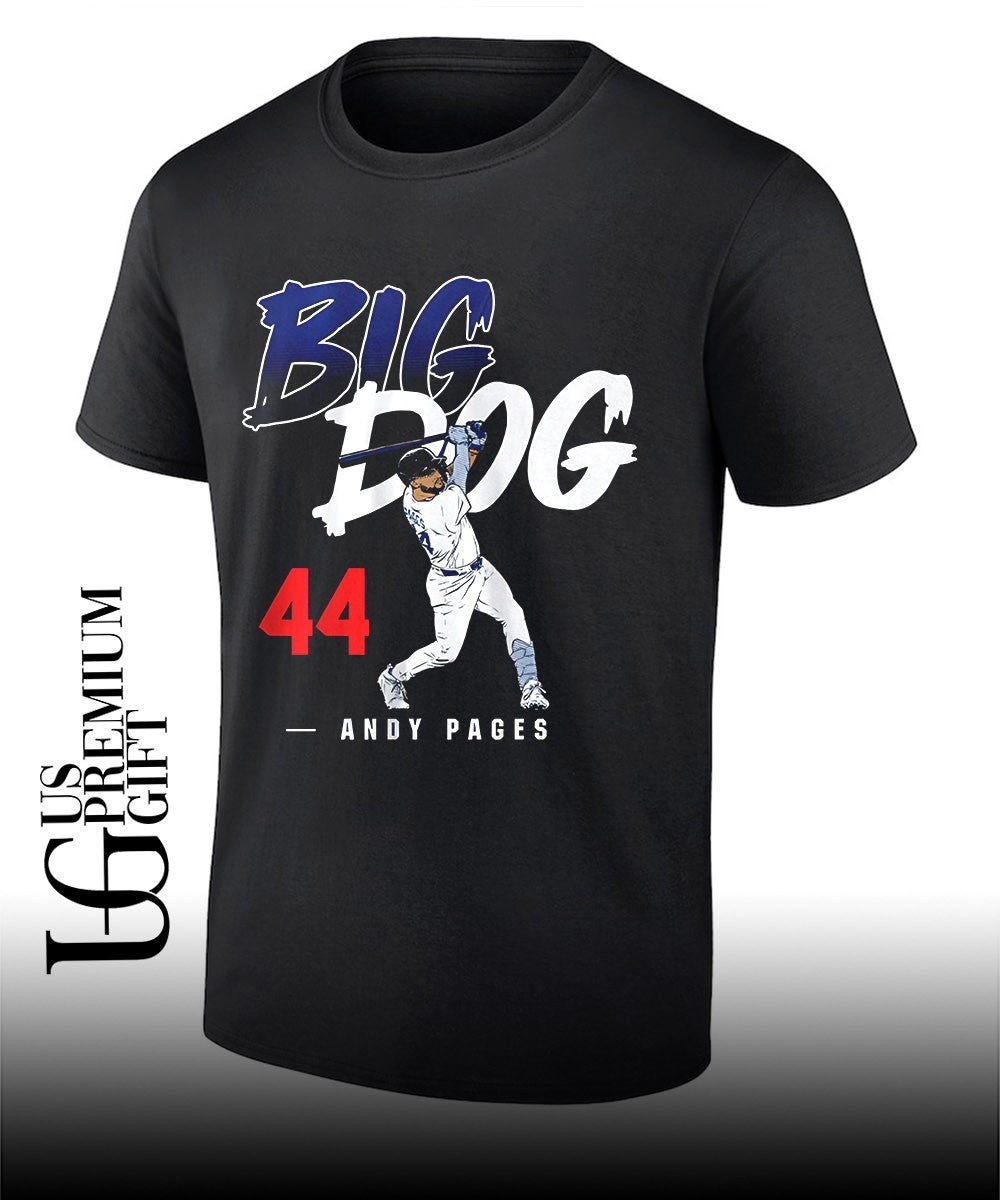 Big Dog Andy Pages Los Angeles Dodgers baseball shirt