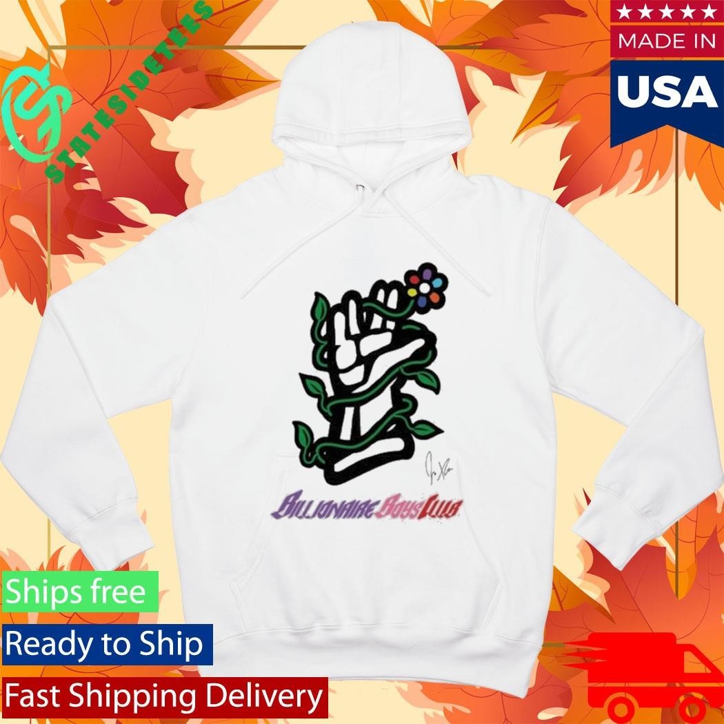 Billionaire Boys Club X Jae Tips Jae Tips Flower Hands Shirt Unisex , , , Long Sleeve Tee